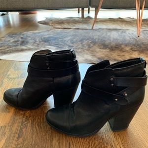 Rag & Bone Harlow Black Booties